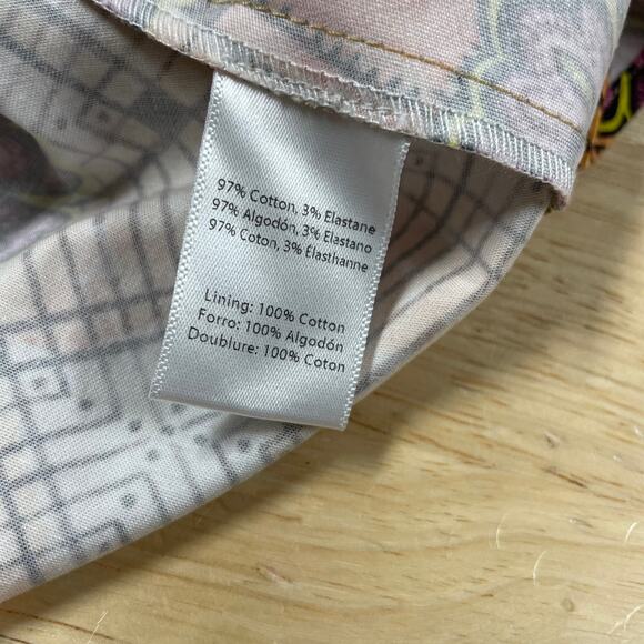 Autumn Adeigbo NWOT Ilona Floral Print Side Cutout Puff Sleeve Blouse Size 4 - Picture 11 of 12